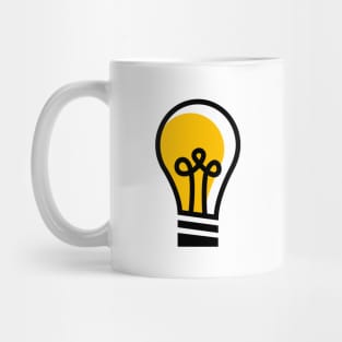 Simplistic Light Bulb - Colored Mug
